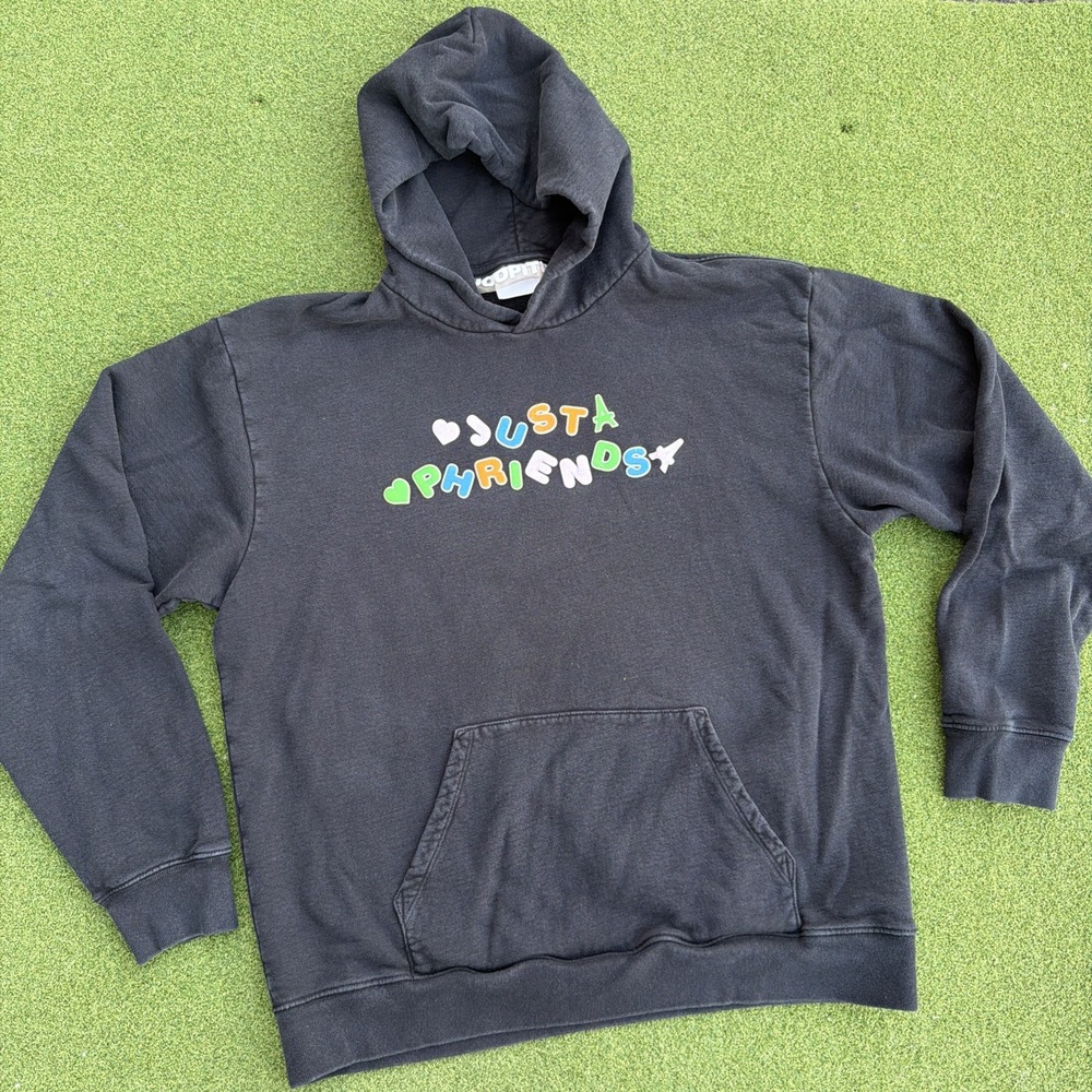 Joopiter x Takashi Murakami "Just PHRIENDS" BLACK Hoodie Size XL